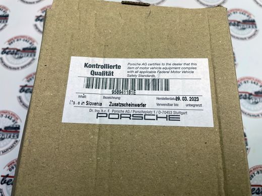958941181E, 958 941 181 E Ліхтар передній денного світла габаритний діодний LED лівий (DRL), рестайлінг GTS / Turbo Porsche Cayenne 958