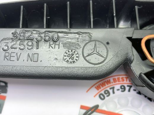 A16492012649051, A 164 920 12 64 9051 Ручка регулировки заднего сидения правая, черная Mercedes GL X164