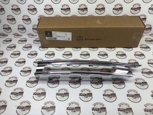 A1668851474, A 166 885 14 74 Накладка правого ходового ліхтаря хромована AMG Mercedes ML / GLE W166