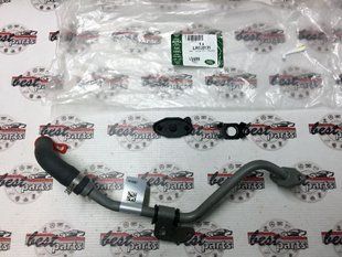 LR035131 Шланг (Трубка) масляний поворотний лівої турбіни 4.4 Diesel Range Rover Vogue L405