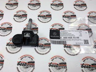 A0009057200, A 000 905 72 00 Датчик контроля давления в шинах (колесах) Mercedes ML/GLE W166 / GL/GLS X166 / C W204 / GLK X204 / E C207/W212 / CLS C218 / CL C216 / S W221/W222 / SL R231 / R W251 / G W463