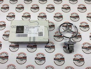 A2228101200, A 222 810 12 00 Звезда "Mercedes" на капот Mercedes C W205 / S W222