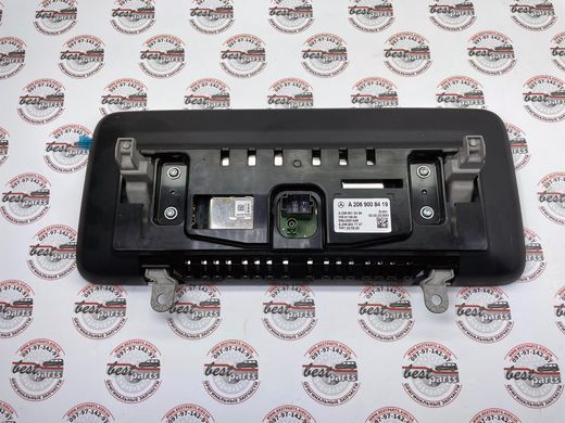 A2069008419, A 206 900 84 19 Панель приладів цифрова (cluster display) 12,3 дюйма Mercedes C W206 / CLE C236 / GLC X254