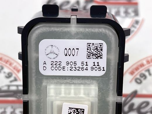 A2229055111649051, A 222 905 51 11 649051 Кнопка відкривання багажника на водійських дверей, чорна Mercedes E W213/C238 / S C217/W222 / CLS C257 / AMG-GT X290