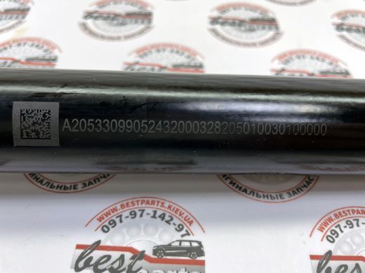 A205330990564, A 205 330 99 05 64 Вал проміжний передній 4matic Mercedes C W205 / E W213/C328 / GLC X253 / CLS C257 / AMG-GT X290