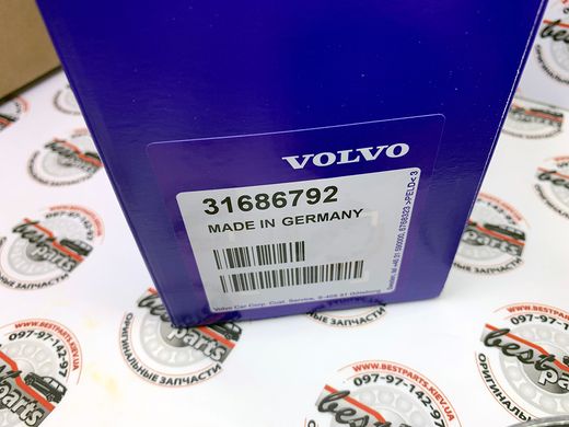 31686792 Кронштейн з роликами приводного ременя Volvo XC90 (16-) / XC60 (18-) / XC60 (-17) / V90 CC (17-) / V90 (17-) / V60 (19-) / S90 (17-) / S60 (19-)