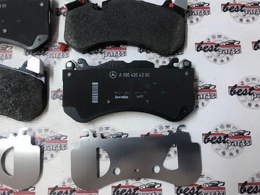 A0004204400, A 000 420 44 00 Колодки гальмівні передні AMG Mercedes AMG-GT R190/X290 / C W205 / E W212 / S C217/W222