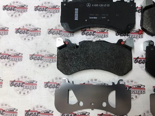 A0004204400, A 000 420 44 00 Колодки гальмівні передні AMG Mercedes AMG-GT R190/X290 / C W205 / E W212 / S C217/W222