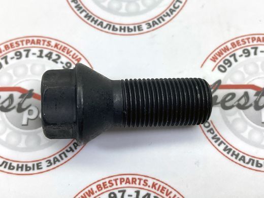 36136890324, 36 13 6 890 324 Болт колесный черный M14x1.25 BMW 2 G42/G87/U06 / 3 G20/G21/G28/G80/G81 / 4 G22/G23/G26/G82/G83 / 5 F10/F11/F90/G30/G31/G38/G60/G61/G68 / 6 F12/F13/G32 / 7 G11/G12/G70 / 8 G14/G15/G16 / X1 U11/U12 / X2 U10 / X3 G01/G08/G45 / X