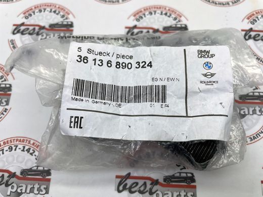 36136890324, 36 13 6 890 324 Болт колесный черный M14x1.25 BMW 2 G42/G87/U06 / 3 G20/G21/G28/G80/G81 / 4 G22/G23/G26/G82/G83 / 5 F10/F11/F90/G30/G31/G38/G60/G61/G68 / 6 F12/F13/G32 / 7 G11/G12/G70 / 8 G14/G15/G16 / X1 U11/U12 / X2 U10 / X3 G01/G08/G45 / X