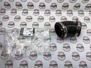LR125605 Патрубок интеркулера (теплообменника) входной Range Rover Vogue L405/L460 / Sport L494/L461 / Velar L460 / Land Rover Discovery 5 L462 / Defender L663