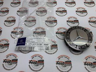 A17140001259040, A 171 400 01 25 9040 Колпак колесный декоративный черный Mercedes CLA C117 / GLA X156 / GLE W166 / GLS X166 / C W204/W205 / E W212 / CLS C218 / S W221/W222 / G W463