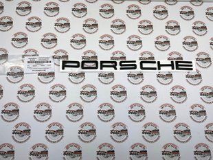 95B853687A, 95B 853 687 A Надпись на крышку багажника "Porsche" черный мат Porsche Macan 95B-2