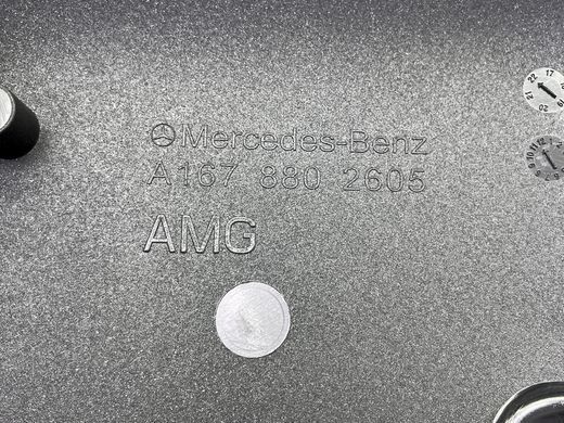 A1678802605, A 167 880 26 05 Накладка номерного знака (подіум) AMG USA Mercedes GLS X167